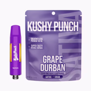 GRAPE DURBAN-KUSHY PUNCH VAPE CARTRIDGES