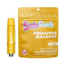 PINEAPPLE JEALOUSY-KUSHY PUNCH VAPE CARTRIDGES