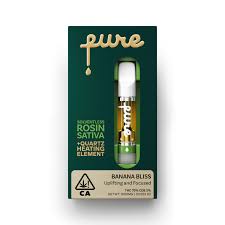 BANANA BLISS-QUARTZ LIVE ROSIN VAPE CARTRIDGE