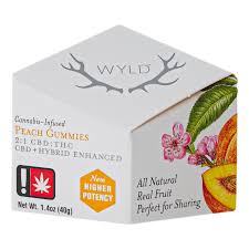 Peach-Cannabis Infused Gummies-WYLD